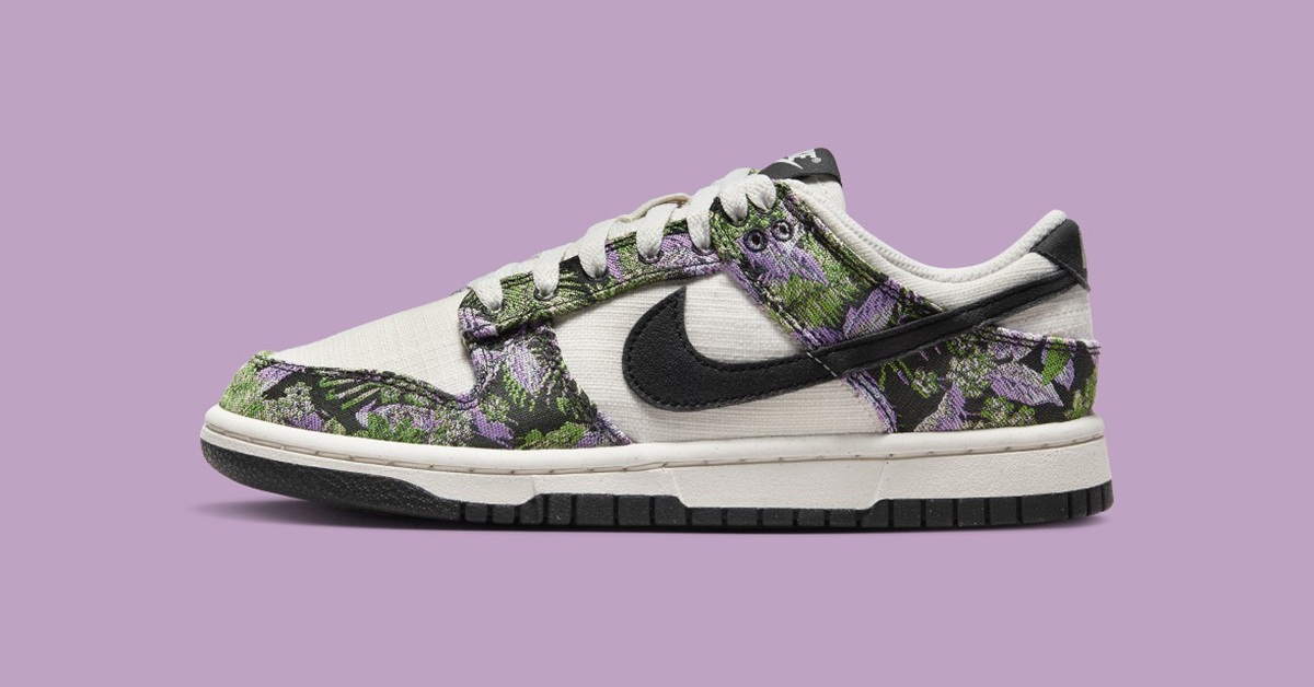 Nike erweitert Next Nature Serie um neuen floralen Dunk Low Floral